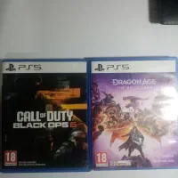 2 عدد دیسک بازی dragon age و call of duty ps5
