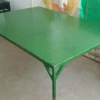 میز کار صفحه گالوانیزه پایه فلزی
