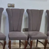 فروش ۶ عدد صندلی نو چوبی