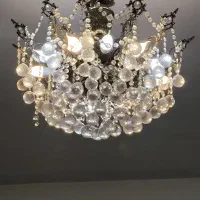 لوستر ۱۲شاخه کریستالی|لوستر و چراغ آویز|کرج, گلشهر|دیوار