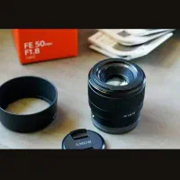 لنز 50 سونی f.1.8 استفاده نشده در حد