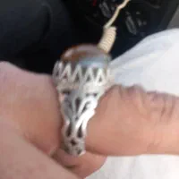 انگشترنقره باباغوری وانگشترطلاروس