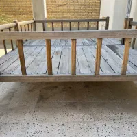 تخت چوبی|تخت و سرویس خواب|جم, |دیوار