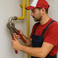 لوله کشی گاز خانگی و تجاری.سرویس بخاری خانگی