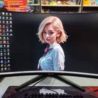 مانیتور گیمینگ خمیده Redragon GM32H2Q سایز 32 اینچ|قطعات و لوازم جانبی رایانه|قم, ارم|دیوار