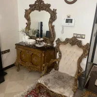 مبلمان استیل ۹ نفره و  و بوفه و میز جلو مبلی|مبلمان خانگی و میز عسلی|تهران, ستارخان|دیوار