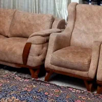 مبل راحتی ۵ نفره|مبلمان خانگی و میز عسلی|تهران, سازمان برنامه شمالی|دیوار