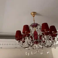 لوستر کریستال انتیک|لوستر و چراغ آویز|تهران, ولنجک|دیوار