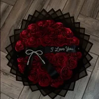 دسته گل روبانی