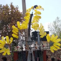 علامت ۳تیغ چوب بلند چکشی