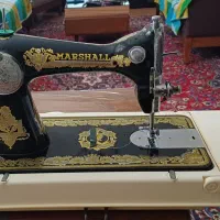 چرخ خیاطی قدیمی مارشال اصلی باقاب