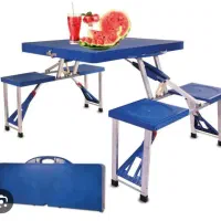 میز صندلی تاشو ۴ نفره|کوهنوردی و کمپینگ|تهران, منیریه|دیوار