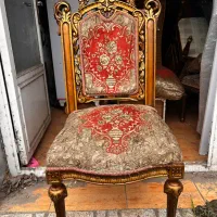 مبل ست چوب گردو کار کرده فروش فوری