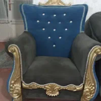 مبل نو تمیز چوپ گردو|مبلمان خانگی و میز عسلی|کنگاور, |دیوار