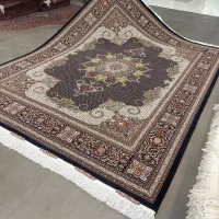 فرش دستباف (بساک)۹متری تبریز حاشیه کتیبه ای|فرش|مشکین‌دشت, |دیوار