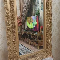 آینه کنسول طلایی|بوفه، ویترین، کنسول|بندر ماهشهر, |دیوار
