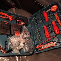 دریل پیچ گوشتی شارژی رونیکس با جعبه ابزار ، آک بند|ابزارآلات|مشهد, چهارچشمه|دیوار