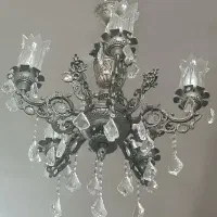 لوستر برنجی ۵ شاخه