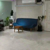 مبل ۷ نفره همراه با جلو مبلی شیشه ای
