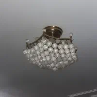 لوستر با دیوارکوب کریستالی جفت (۸شعله پرنور)|لوستر و چراغ آویز|تهران, سید خندان (جلفا)|دیوار