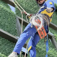 کار در ارتفاع با طناب پیچ و رولپلاک، نماشویی،راپل