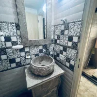 روشویی سنگی همراه آیینه