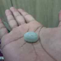 سنگ عقیق سلیمانی عتیقه قدیم سفید کمیاب