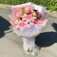 دسته گل جاودان و پینترستی