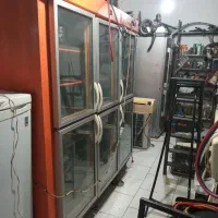 یخچال ویترینی ۶ درب با ضمانت و ارسال رایگان