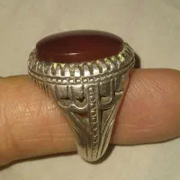 انگشتر عقیق یمن جگری اصل|جواهرات|فولادشهر, مسکن مهر فولادشهر|دیوار