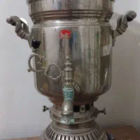 سماور ۱۲لیتری سالم تمیز با پایه گازی و پایه نفتی