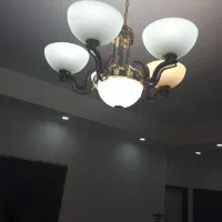 لوستر زیبا و شیک ۶شاخه|لوستر و چراغ آویز|ملارد, |دیوار