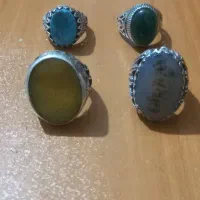 انگشتر و زنجیر نقره