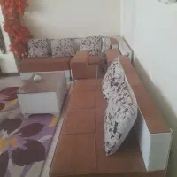 یک دست مبل L راحتی ال سالمو تمیز در حد صفر