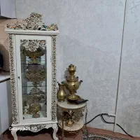 ویترین  ساعت ایستاده و میز تلویزیون