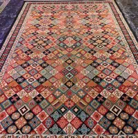 فرش ۶ متری خاطره کاشان طرح قشقایی