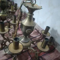 لوستر برنزی|لوستر و چراغ آویز|همدان, |دیوار