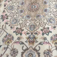 جفت قالیچه اصفهان کرک و ابریشم|فرش|اصفهان, باغ زیار|دیوار