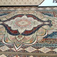 فرش نه متری سه عدد یک نقش تمام اکرلیک