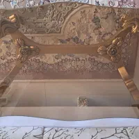 جلومبلی طلایی باشیشه ضخیم|مبلمان خانگی و میز عسلی|اراک, |دیوار