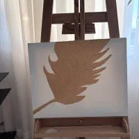 تابلو تکسچر آرت طرح پَر