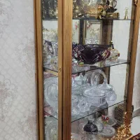 بوفه طلایی چوبی|بوفه، ویترین، کنسول|تهران, فلاح|دیوار