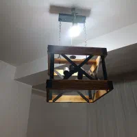 لوستر مدرن چوب