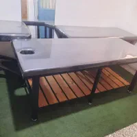 تخت ماساژ ثابت تلفیق فلز و چوب مدلH10