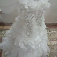 لباس عروس کودک در حد نو