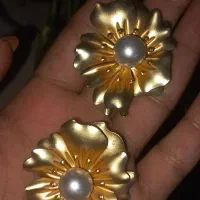 گوشواره طرح گل|بدلیجات|یزد, |دیوار