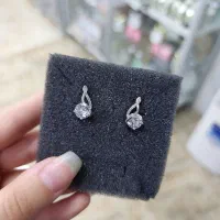 گوشواره نگین دار نقره|بدلیجات|کرمانشاه, |دیوار