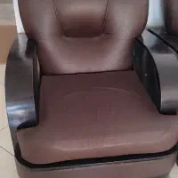 فروش مبل چرم ۴ تکه(سالم)|مبلمان خانگی و میز عسلی|صدرا-فارس, فاز ۱|دیوار