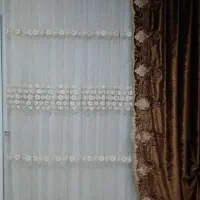 پرده همراه با کناره و پشت دری|پرده، رانر، رومیزی|ابهر, |دیوار