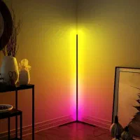 آباژور خطی ایستاده رنگی|چراغ خواب و آباژور|اصفهان, حسین‌آباد|دیوار